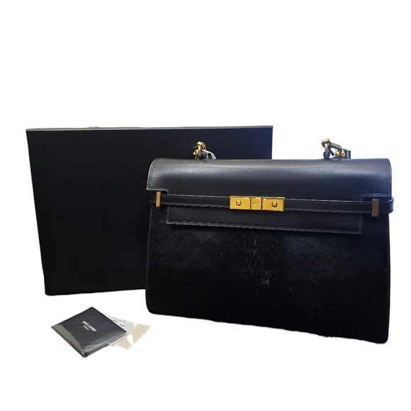 YSL Pony Hair Manhattan Bag - Picture 2 of 14